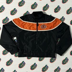 Mens Harley Davidson Motorcycle Style Vintage Satin Bomber Racing Jacket Medium